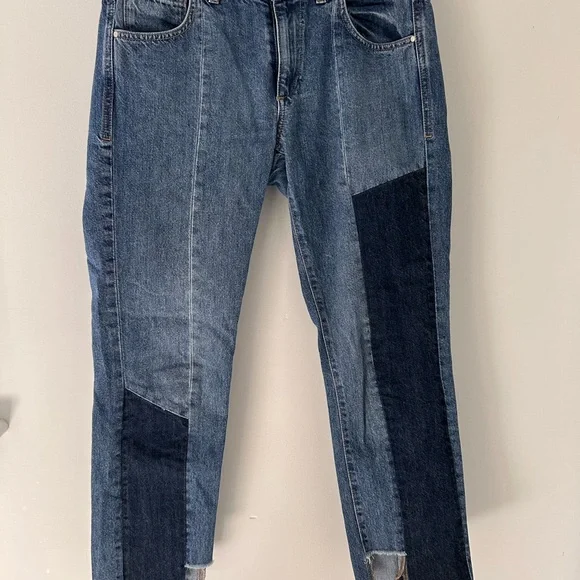 Patchwork Denim Jeans - Picture 1 of 8